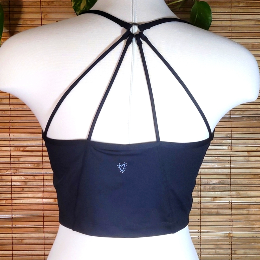 Betsey Johnson Cage Back Crop Tank 🖤
